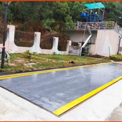 深水龍崗污水處理有限公司地磅項(xiàng)目施工案例--2019年6月19日