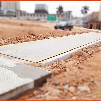 浙江八永公路工程有限公司地磅項(xiàng)目施工案例--2018年6月15日