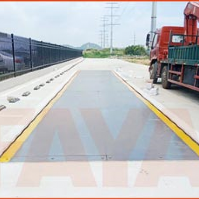 Construction case of plastic weighing machine project in Tianda, Huizhou, August 8th --2018